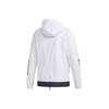 adidas Neo Mickey Casual Sports Hooded Jacket for Men, White