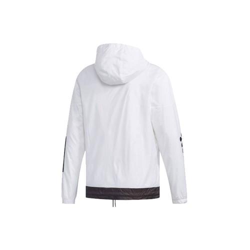adidas Neo Mickey Casual Sports Hooded Jacket for Men, White