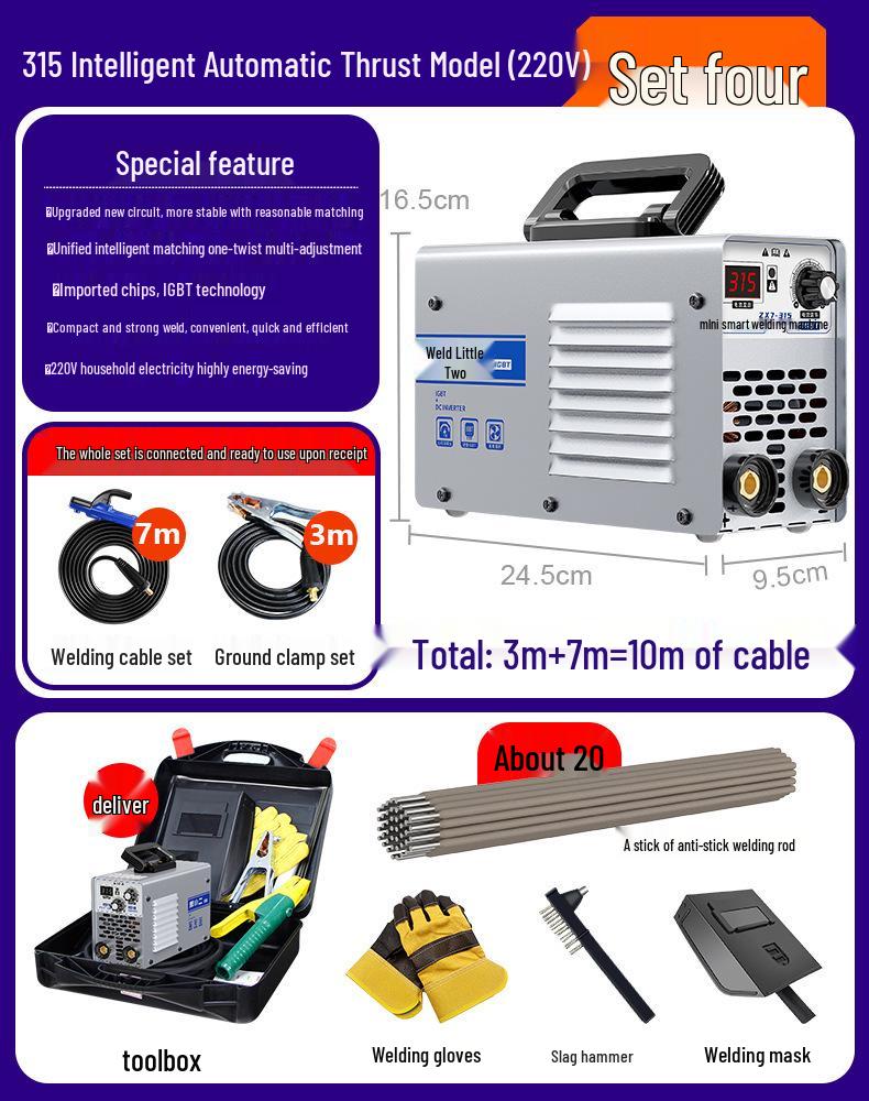 Han Xiao Er Electric Welder 220v/380v Portable Handheld Industrial Grade for Stainless Steel