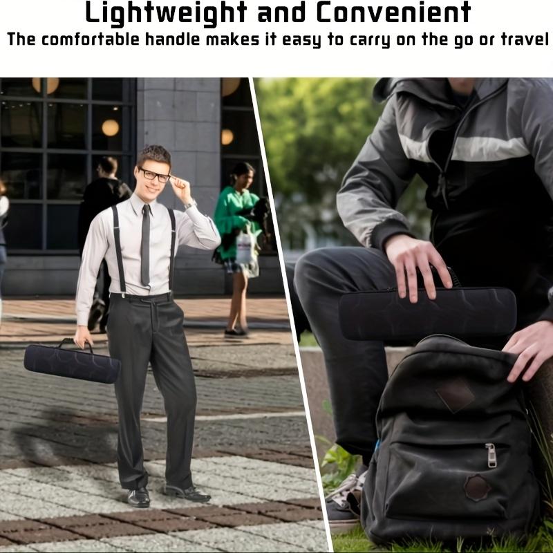 Single Watch Storage Box Portable, Zipper Travel Case for Wristwatches, Dustproof Hard Shell Protective Container & Organizer