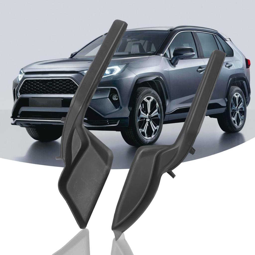 2Pcs Front Windshield Wiper Side Cowl Extension Cover Trim For 2020 2021 2022 Toyota RAV4