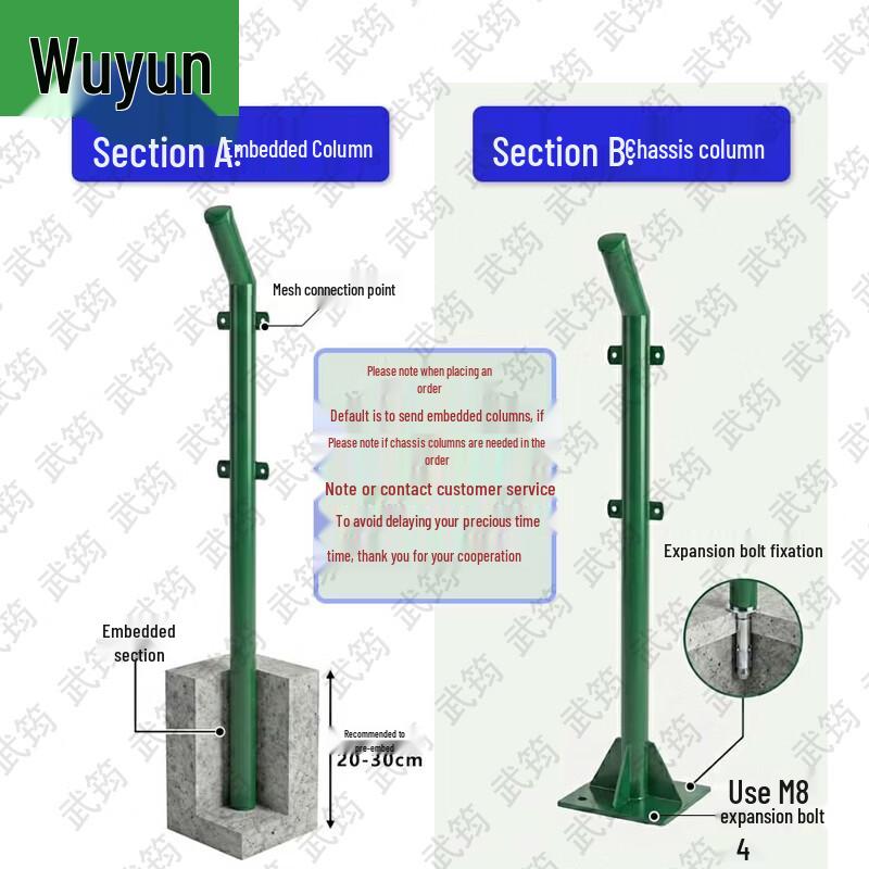 Heavy-Duty Wire Mesh Safety Fence