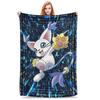 1PC Digimon Adventures  Winter Blankets for Adults Bedding Home Interior Sofa Knee
