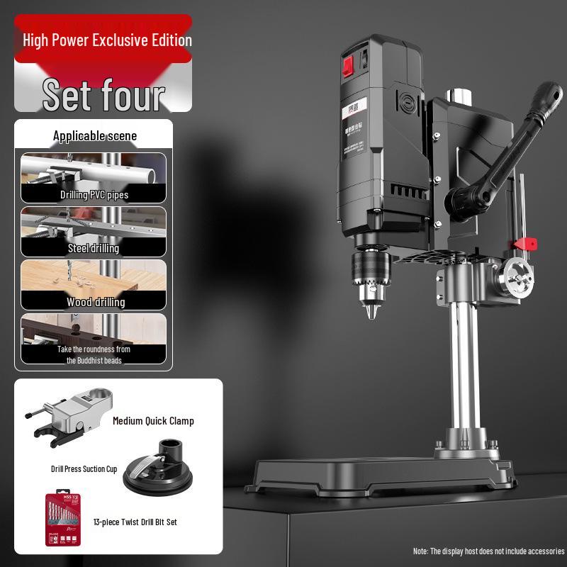 High-Power 220V Multi-Functional Bench Drill for Household and Industrial Use