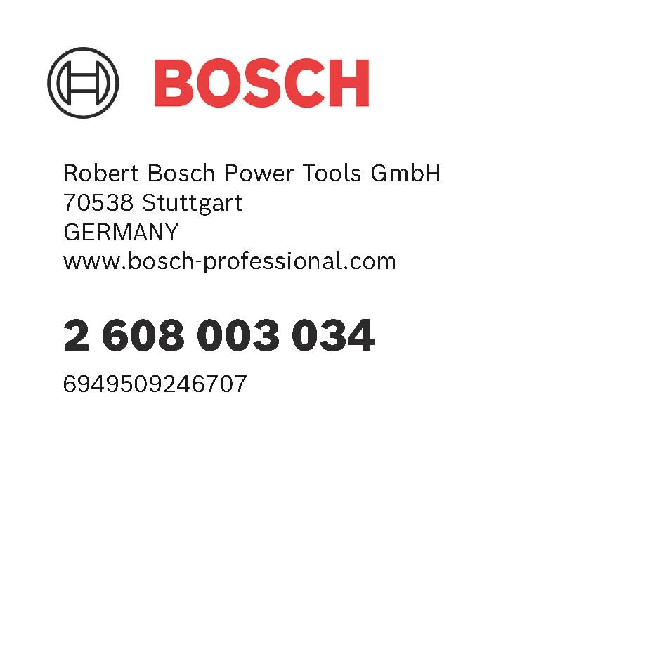 BOSCH Impact Wrench Socket Set 2608003034 inch Drive with Storage Case 1/4 (6.35mm)