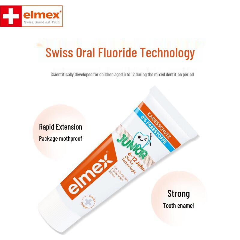 ELMEX Kids Fluoride Toothpaste & Toothbrush Set (0-6 Years)