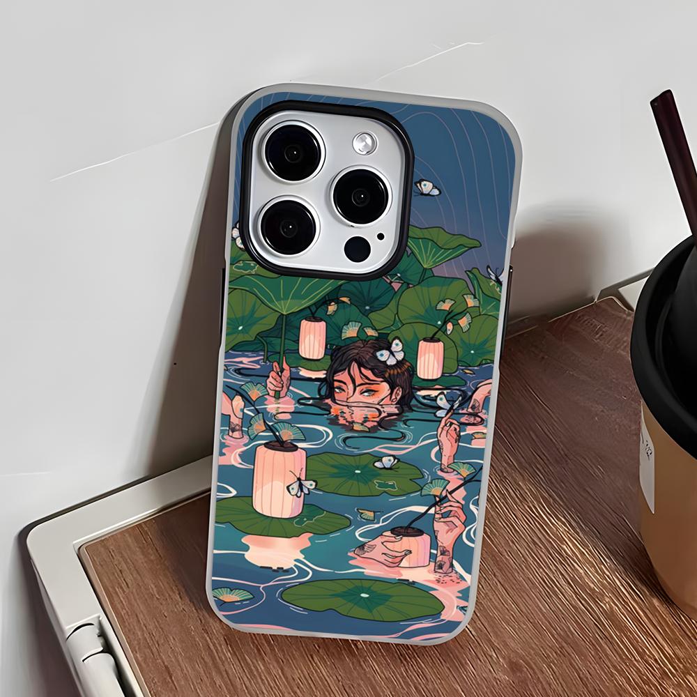 Valfre Prints Art Phone Case For IPhone 17 Air 16 E 15 14 Plus 13 12 11 Pro Max Jelly 2 In 1 Protective Case