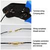 4.0mm Crimp Terminal Female Male Terminal Connector New Insulating Sleeves  Car Electrical