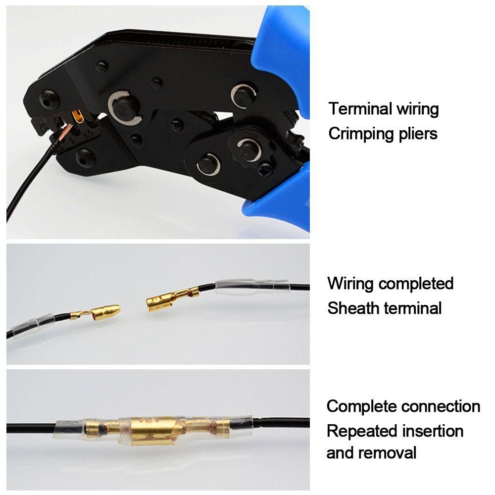 4.0mm Crimp Terminal Female Male Terminal Connector New Insulating Sleeves  Car Electrical