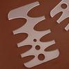 V Shape Leather Craft Tools 18/20/22/25/30/36/38/40mm Transparent Belt Tail Template Multifunctional Acrylic