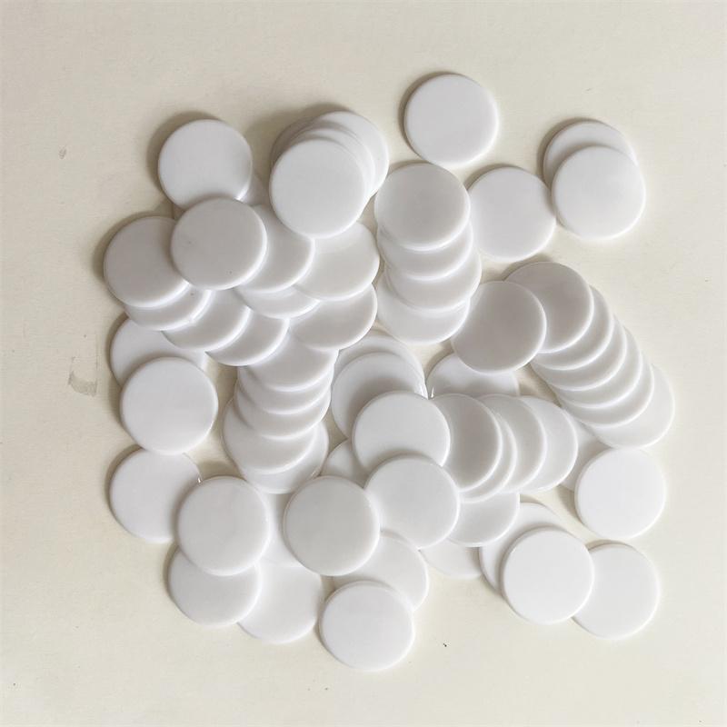 100Pcs 19Mm Transparent Chips Plastic Counting Supplies Counters For Maths Board Game Token
