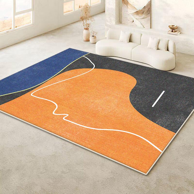 

Modern Geometric Rug for Living Room Minimalism Decoration Sofa Large Carpet 200x300 Washable Non-slip Bedroom Bedside Floor Mat 60*90cm