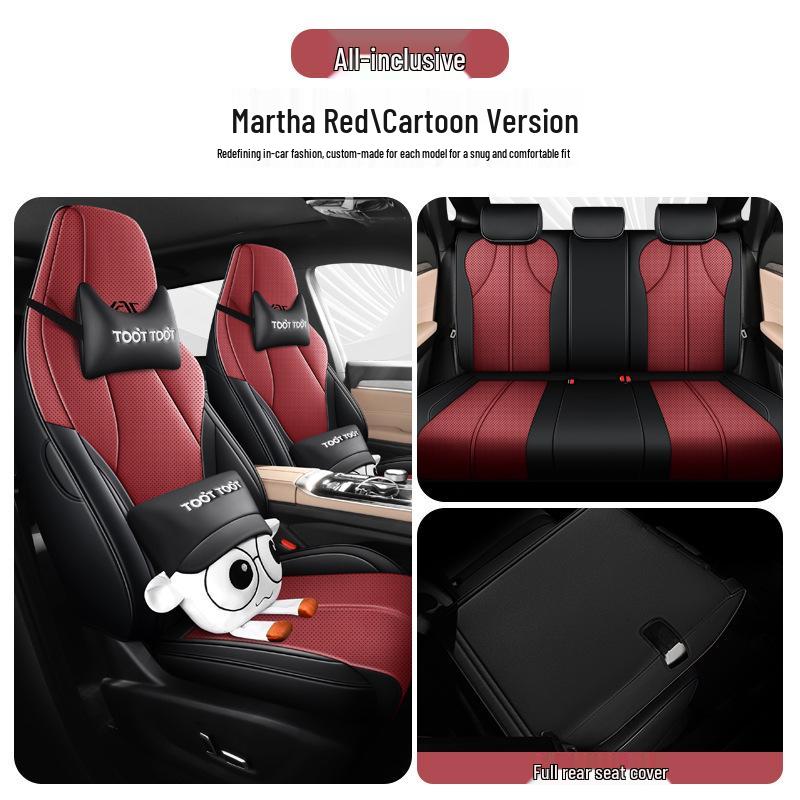 Jianghuai QXPHEV Full Leather Universal Car Seat Cushion - New Model for All Seasons