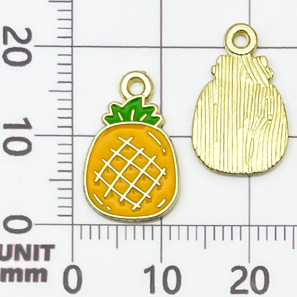30 Colorful Fruit Enamel Pendants for DIY Jewelry - Apples, Watermelons, Cherries