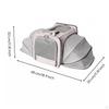 Transporteur pour animaux de compagnie extensible Approuvé par les compagnies aériennes Respirant Chien Chat Portable pour le Voyage, Avion,