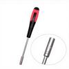 Hollow Shaft Nut Socket Driver Set with Rubber Handle and Extended Length