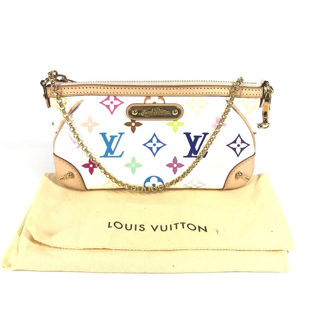 Louis Vuitton M60096 MonogramMulticolore Pochette Mira MM Pouch Hand Bag Unused
