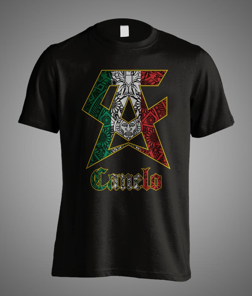 Canelo Boxing Mexican Style Mexico Saul Alvarez Logo Symbol Mens TShirt Cotton ONeck Short Sleeve Mens T Shirt Size S3XL