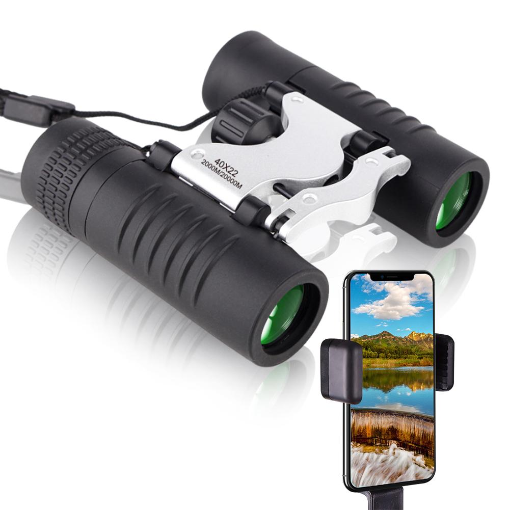 

8x21 HD Binoculars Easy Focus Outdoor Binoculars Waterproof Mini Pocket Binoculars for Bird Watching Hunting Concert Theater чорний