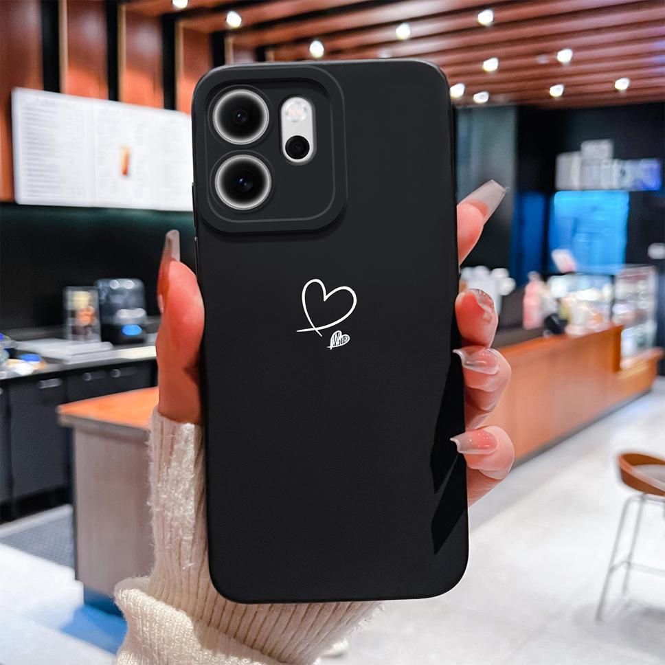 For Oppo Reno 14F 5G Phone Case Sunflower Patterns Soft Liquid Silicone Shell For OppoReno14F 14 F Camera Coverage Durable Capa