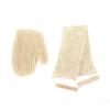 Ramie Sisal Body Scrub Set & Jute Bath Gloves