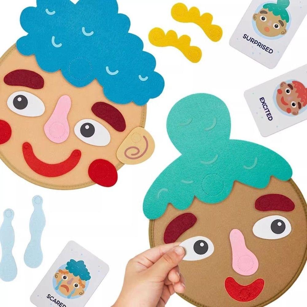 Making Faces Emotional Learning Toy Handcrafted Expression Recognition Toys  Preschool