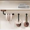 Adhesive Wood Hook Auto Adhesive Home Organizers For Bathroom Storage Drillless Mounting Durable Wooden Design