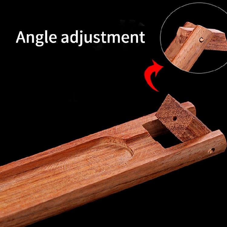 2pcs Wood Incenses Holder With Adjustment Angles Aromatherapies Incenses Holder Great for Office or Home Decoration