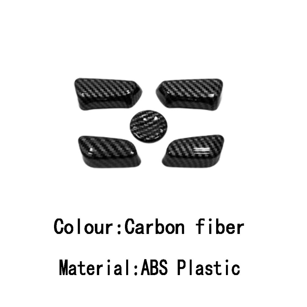 For Toyota Venza/Harrier    2024 ABS/Steel Car Seat Adjustment Switch Cover Decoration Frame Interior Accessories