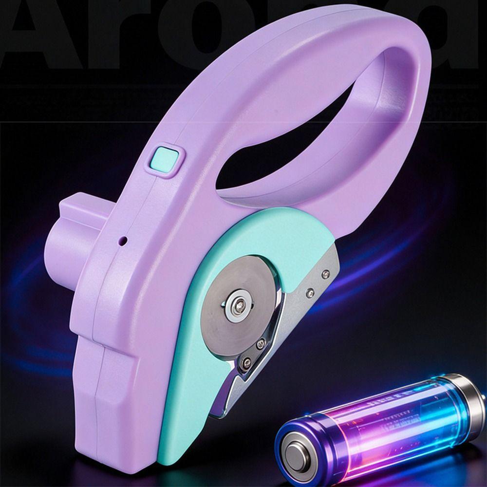 Precision Cutting Fabric Cutter Ergonomic Handle Cordless Rotary Shears  Cutting Cardboard