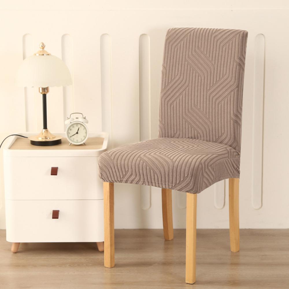 

New Machine-Washable Chair Cover Thick Jacquard Stretchable Furniture Protector Removable Chair Protective Cover хаки