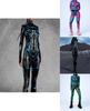 Kombinezon Cosplay na Halloween Z Kolorowym Drukiem 3D Dla Kobiet Role Playing
