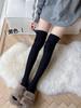 Autumn and Winter Rice White Knee Stockings Women's New Outer Thigh Socks Japanese Splicing High Stockings Stacking Socks