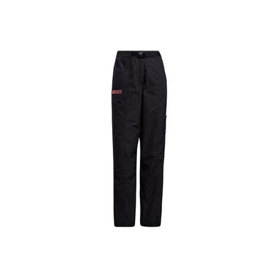Originals Pantalon Prem Couleur Unie Logo Jambe Droite Pantalon de Travail Pantalon Femme Noir GU5788