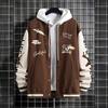 Modischer Baseballmantel für Herren, lockere Freizeitjacke