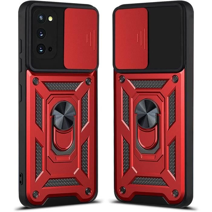 Coque de Protection - Samsung - S20 - Rouge - Rigide - Anti-Rayure