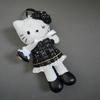 Hello Kitty Series Kawaii Wear Skirt Long Leg Kitty Cat Pendant Stuffed Plush Toy Doll Bag Pendant Keychain Doll Gift