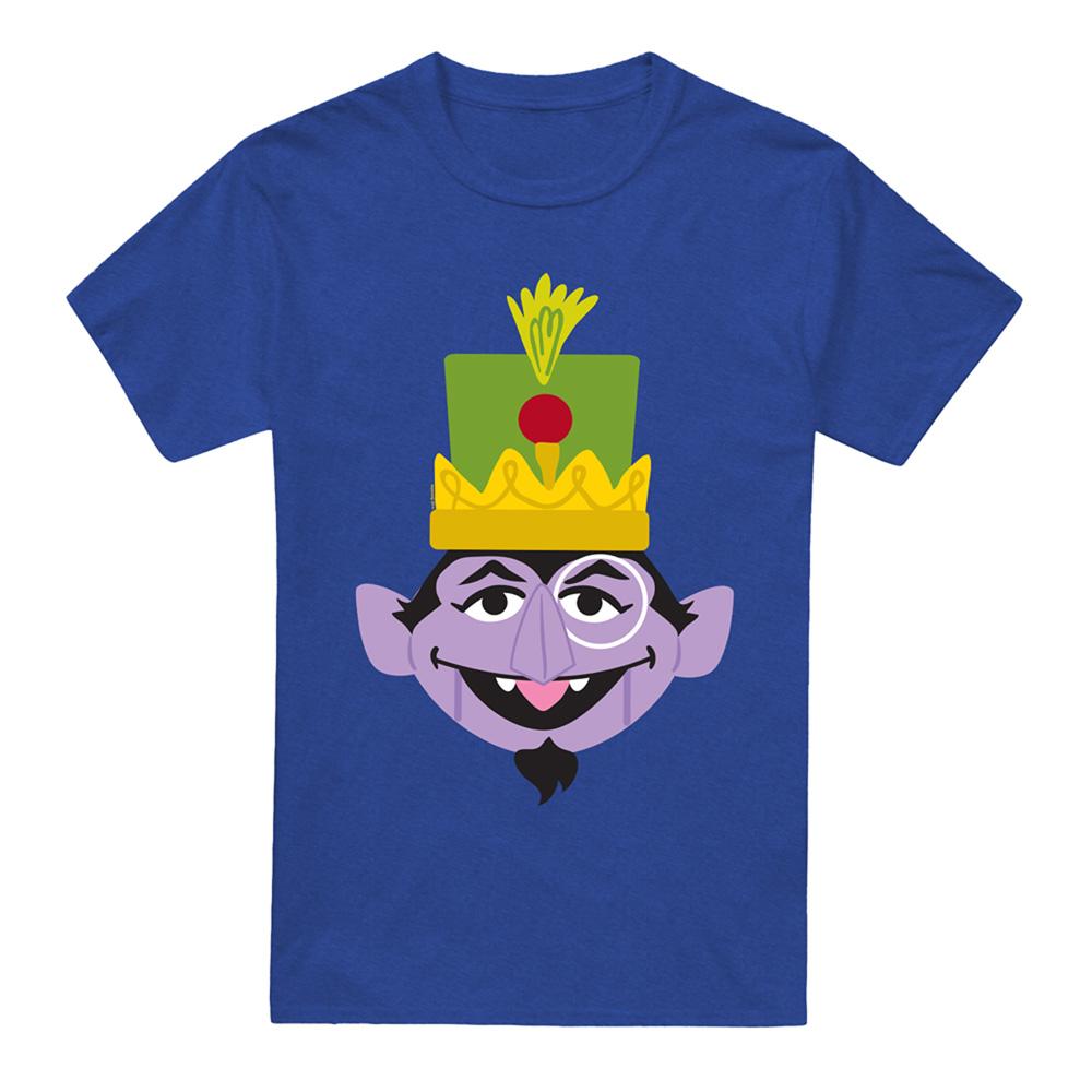Sesame Street Unisex Adult Zoey Nutcracker Heather Christmas T-Shirt