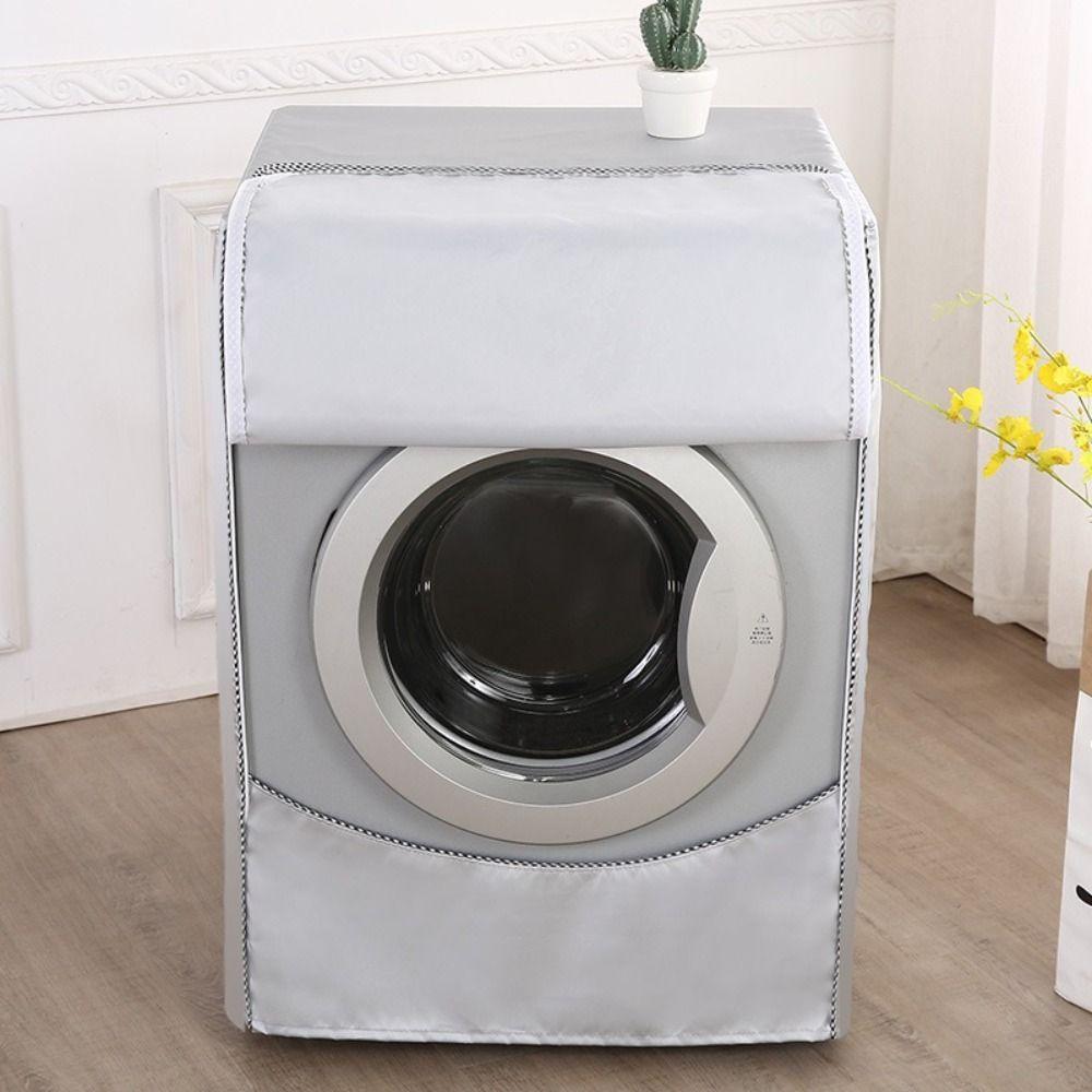 Oxford Washer Dryer Cover With Roll Edge Dust Proof Cover Washer Covers For Front Loading Machine