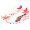 Puma Ultra 5 Pro Comfortable Versatile Mg (Rubber Short Studs) Shock Absorbing Soccer Shoes Unisex Soccer Shoes White Orange 108338-01