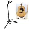 Supporto Pieghevole per Chitarra Regolabile in Altezza con Supporto Sicuro per Chitarre Acustiche, Elettriche, Basso e Banjo, Robusto, Nero