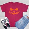 Teeth Pumpkin Emoticon Sarcastic Humor Graphic Novelty Funny T Shirt