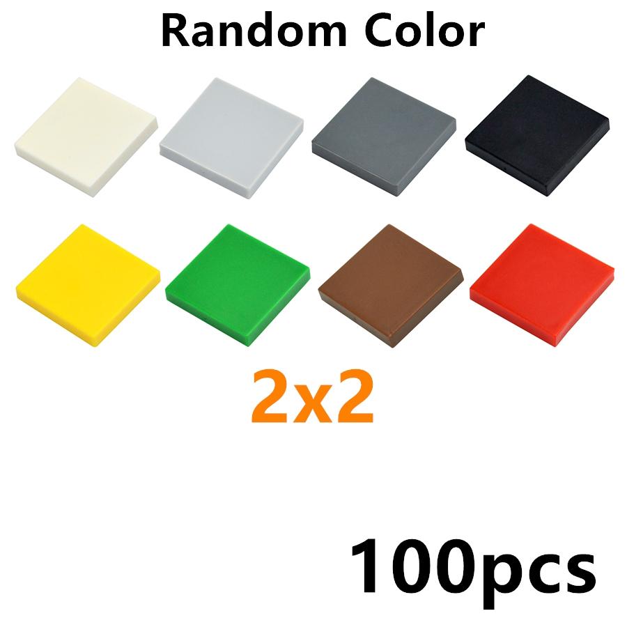 

100Pcs Smooth Building Blocks Parts 22385 2x3 Tile Pentagonal Assmble Panel Puzzle Bricks Educational Toys Compatible With 3068