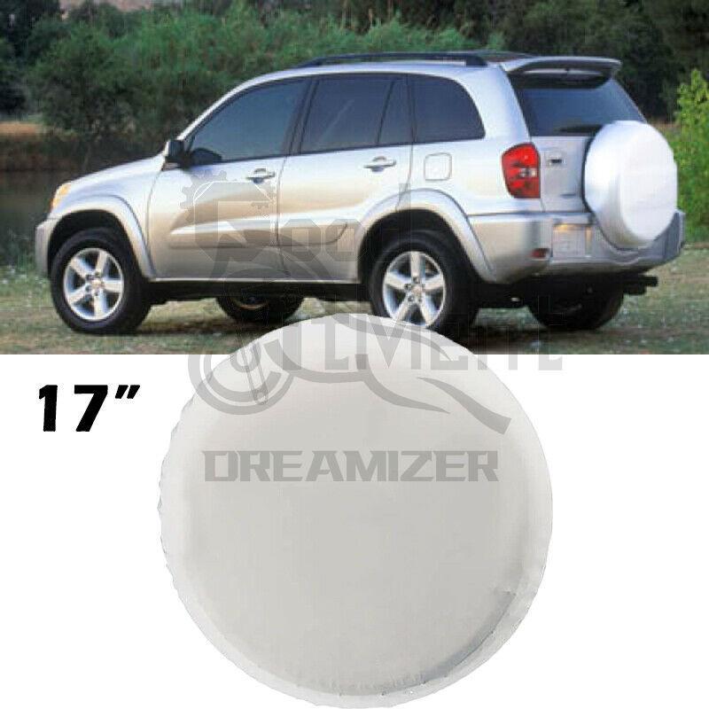 

Запасной автомобильный чехол для шин, защита от атмосферных воздействий, 17 дюймов, белый для Toyota RAV4 1996, сумка для колес, прочные чехлы для колес