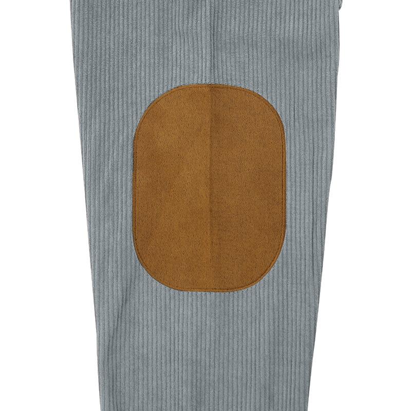 Herren Rundhals Casual Stehkragen Kord Langarm Sweatshirt für Frühling und Herbst