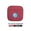 For Volkswagen VW Car Storage Hanging Bag Phone Key Card Pounch Pocket Passat Golf 4 5 6 Tiguan Polo Scirocco Jetta CC zg6