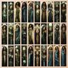 32pcs, Forest-style Girl Bookmarks, Suitable for Back-to-school Season, Christmas, Halloween, Teachers, Readers, and Birthdays.