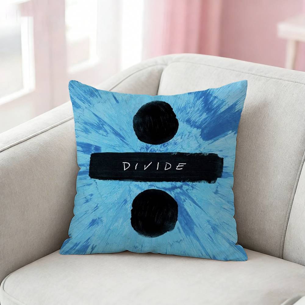 Ed S-Sheeran Albums Pillow Case Cushion Cover Throw Pillow Case For Car Sofa