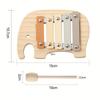 Baby Wooden Elephant Toy, Educational Elephant Toy Board, Multifunctional Hand and Brain Development Parent-Child Toy, Christmas Gift