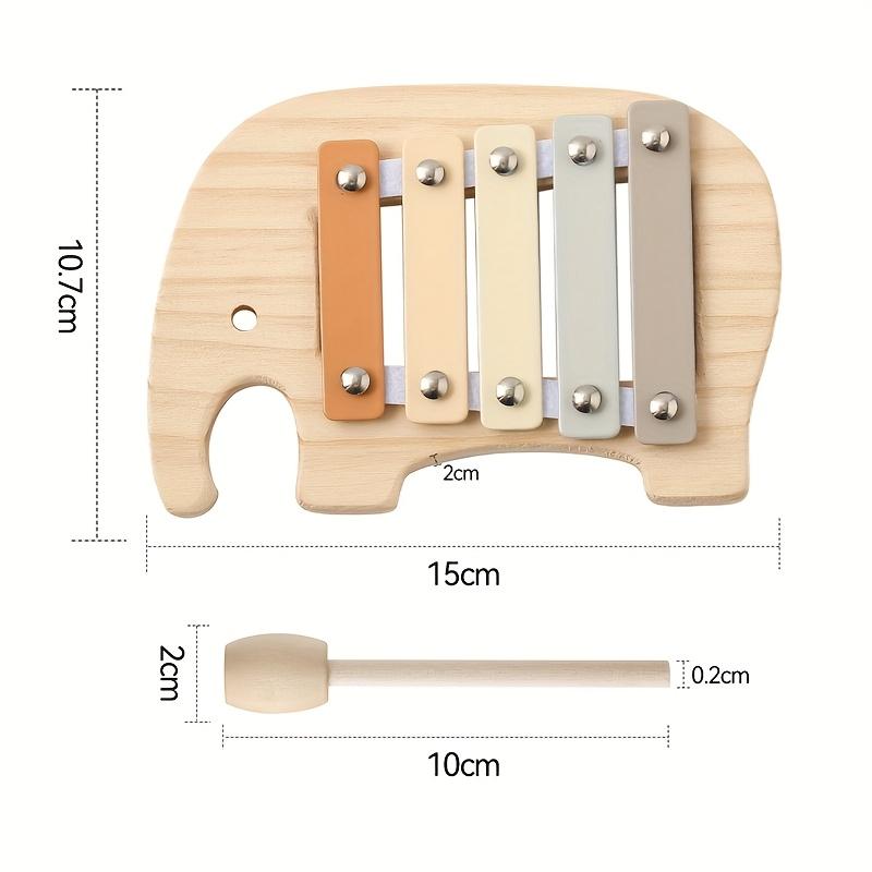 Baby Wooden Elephant Toy, Educational Elephant Toy Board, Multifunctional Hand and Brain Development Parent-Child Toy, Christmas Gift